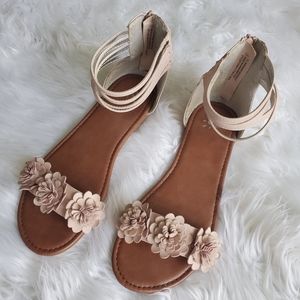 Justice Girls Floral Sandals